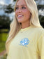 Demure Dogs, Spring Chinoiserie Blue & White Artisan Graphic Tee