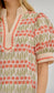 Floral pattern puff sleeve top