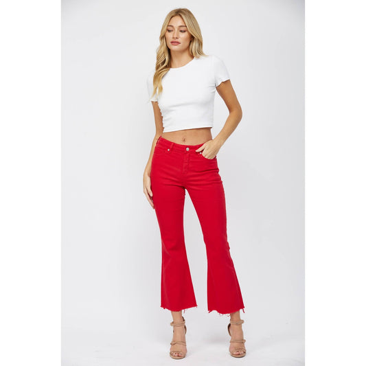 Mica Denim - HIGH RISE ANKLE FLARE