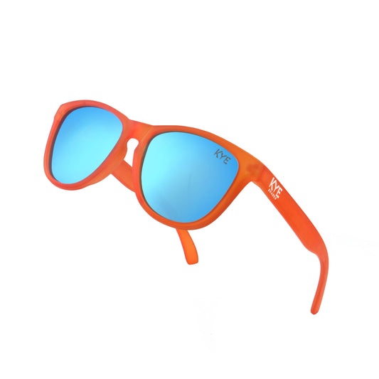 Kye Shades - Kids Polarized Sunglasses | Orange Tiger - Fits Ages 3-7