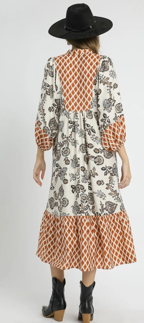 Autumn Breeze Maxi Dress