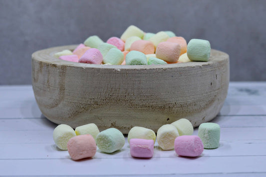 Freeze Dried Fruity Marshmallow Bites for Snacking or Hot Co