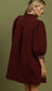 Peyton Dress in Wine