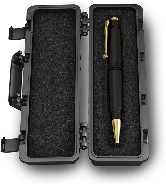 Old Southern Brass - Real Refillable Twist Pen- Matte Black
