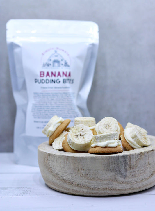 Freeze Dried Banana Pudding Bites Vanilla Pudding Freeze Dri