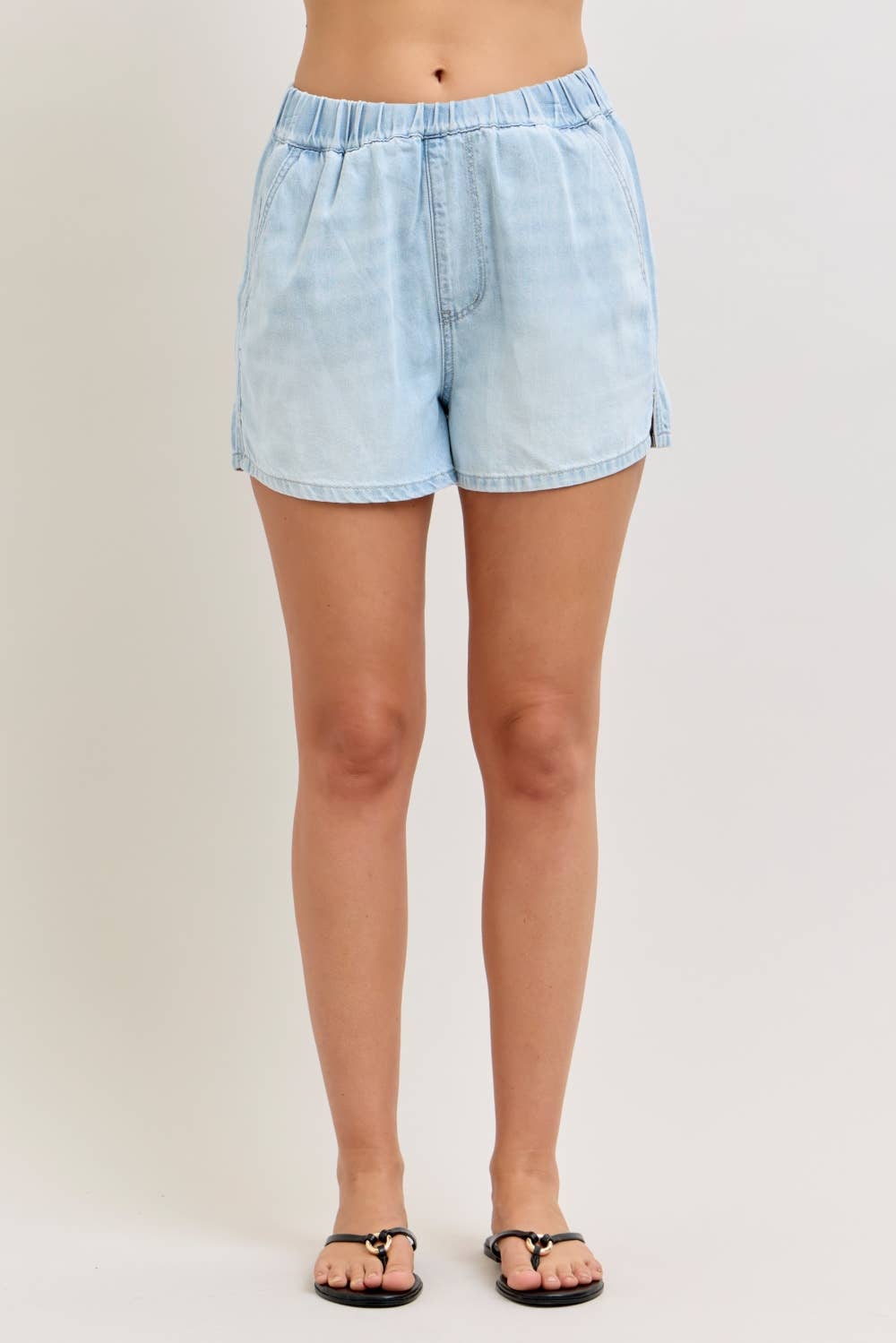 Judy Blue Jeans - HW Featherweight Boxer Style Shorts