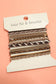 BOHO DUAL FUNCTION KNOT BRACELET HAIR TIES