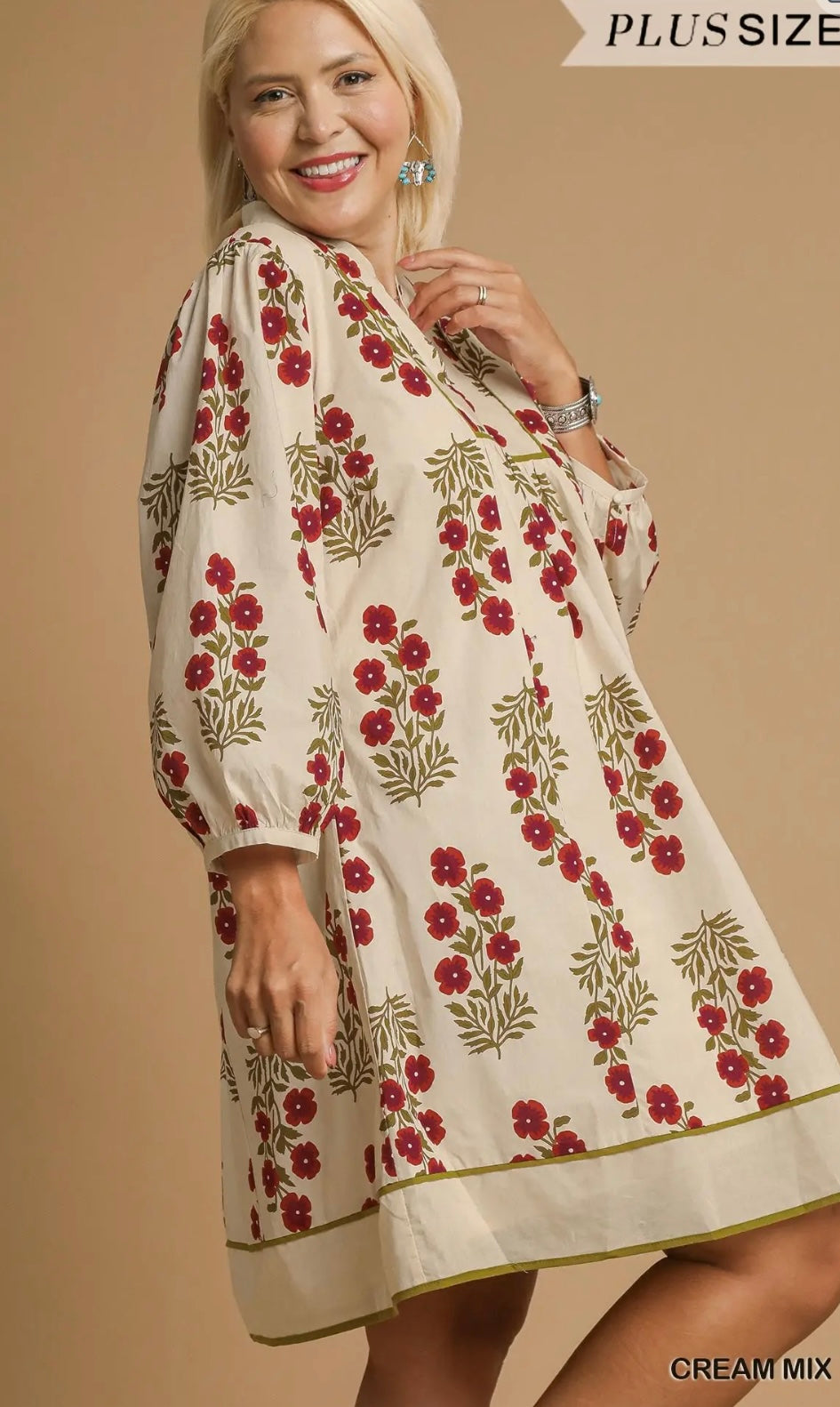 Holly dress in plus sizes