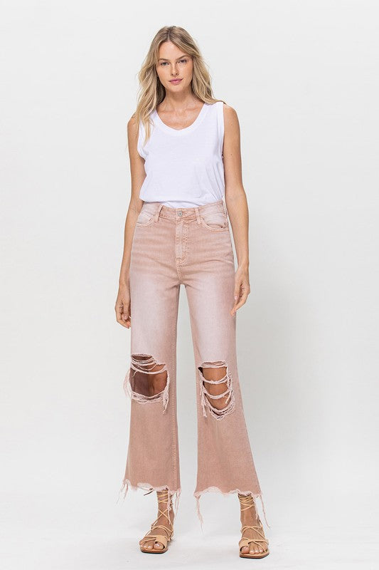 Vervet by Flying Monkey-90's Vintage Crop Flare Jeans