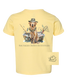Southern Down Outfitters - Dog in Boat Toddler Tee (Color is Butter)