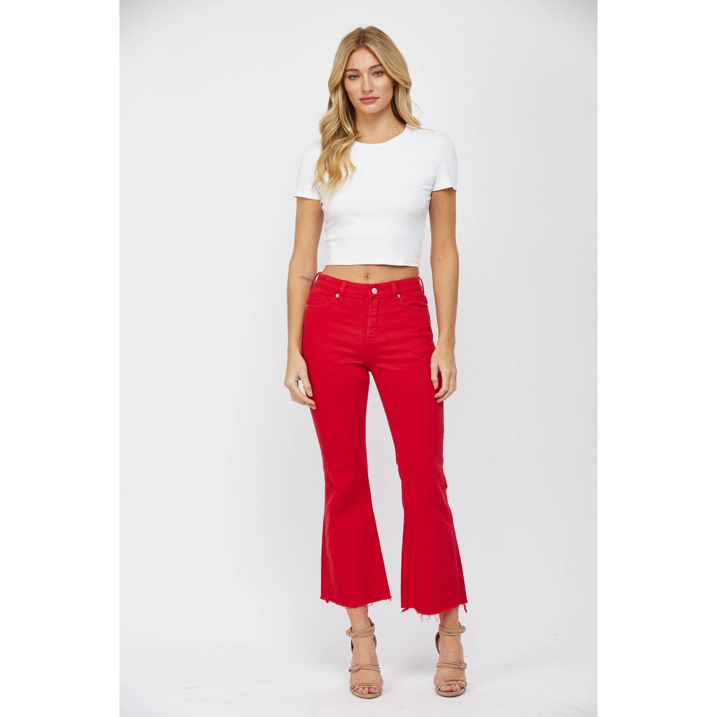 Mica Denim - HIGH RISE ANKLE FLARE