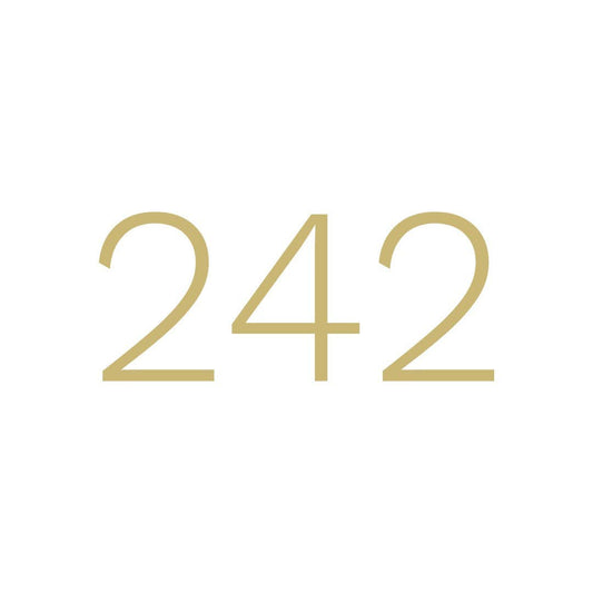 TWO FORTY TWO - CHIC - Pearl Hoop (gold)