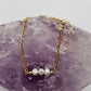 Freshwater Pearl Gold Plated Chain Bracelet