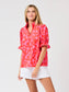 Mary Square - Jessica Top | Garden Samba Pink