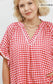 Red Gingham Top (Curvy)
