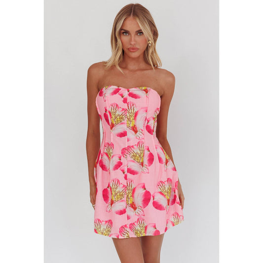 TROPICAL VIBES MINI DRESS