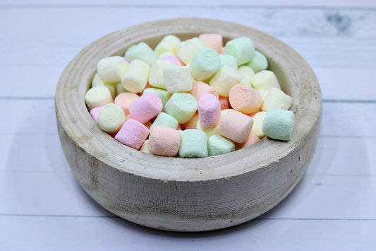 Freeze Dried Fruity Marshmallow Bites for Snacking or Hot Co