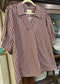 Layne Burgundy Gingham Shirt (Curvy Sizes)