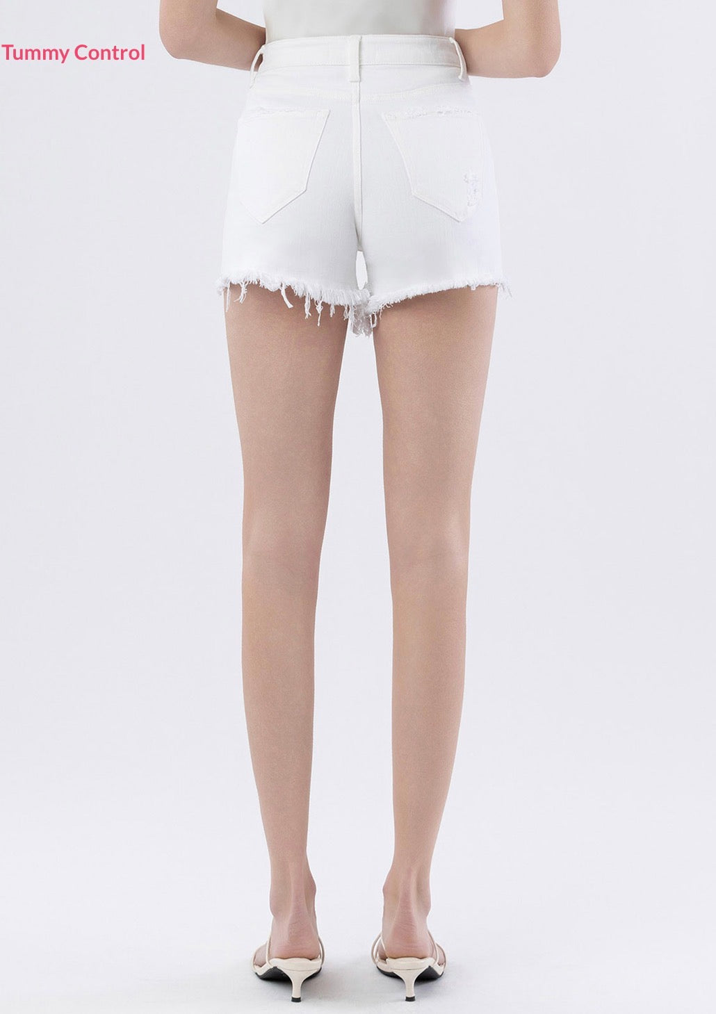 Vervet-Tummy Control Super High Rise A Line Shorts