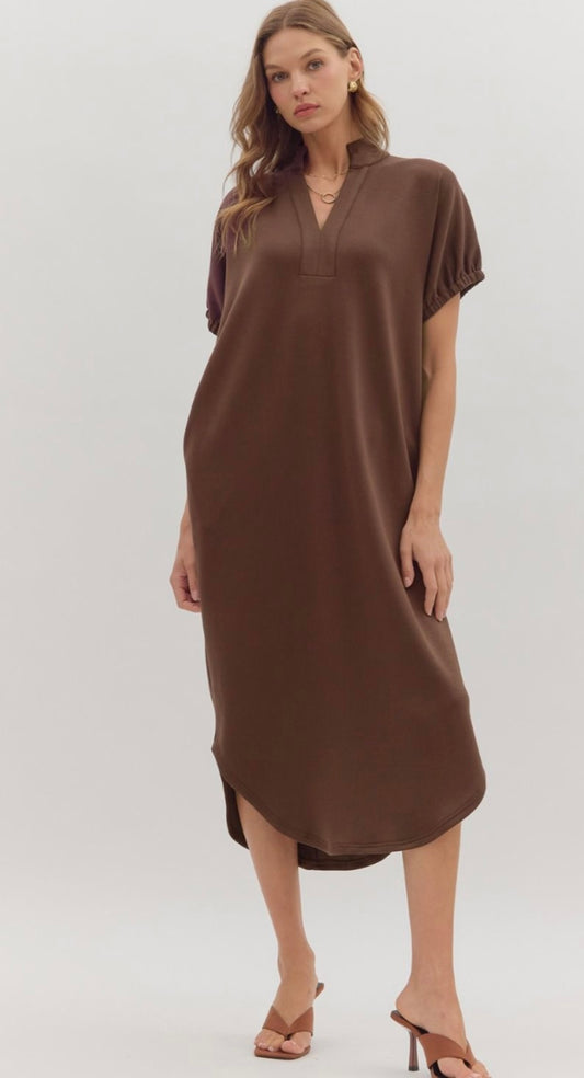 Espresso Midi Dress