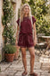 Maroon Scuba Contrast Stitch Game day Lounge Set