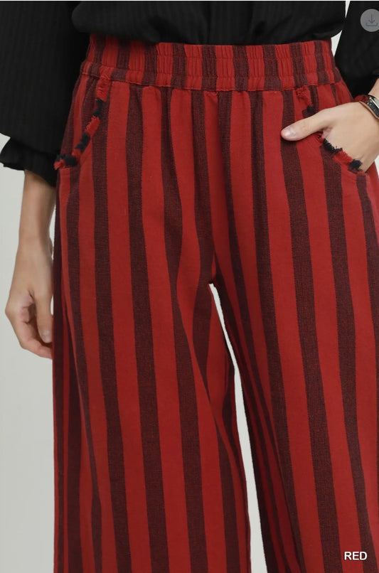 Red and Black Game-day Pants