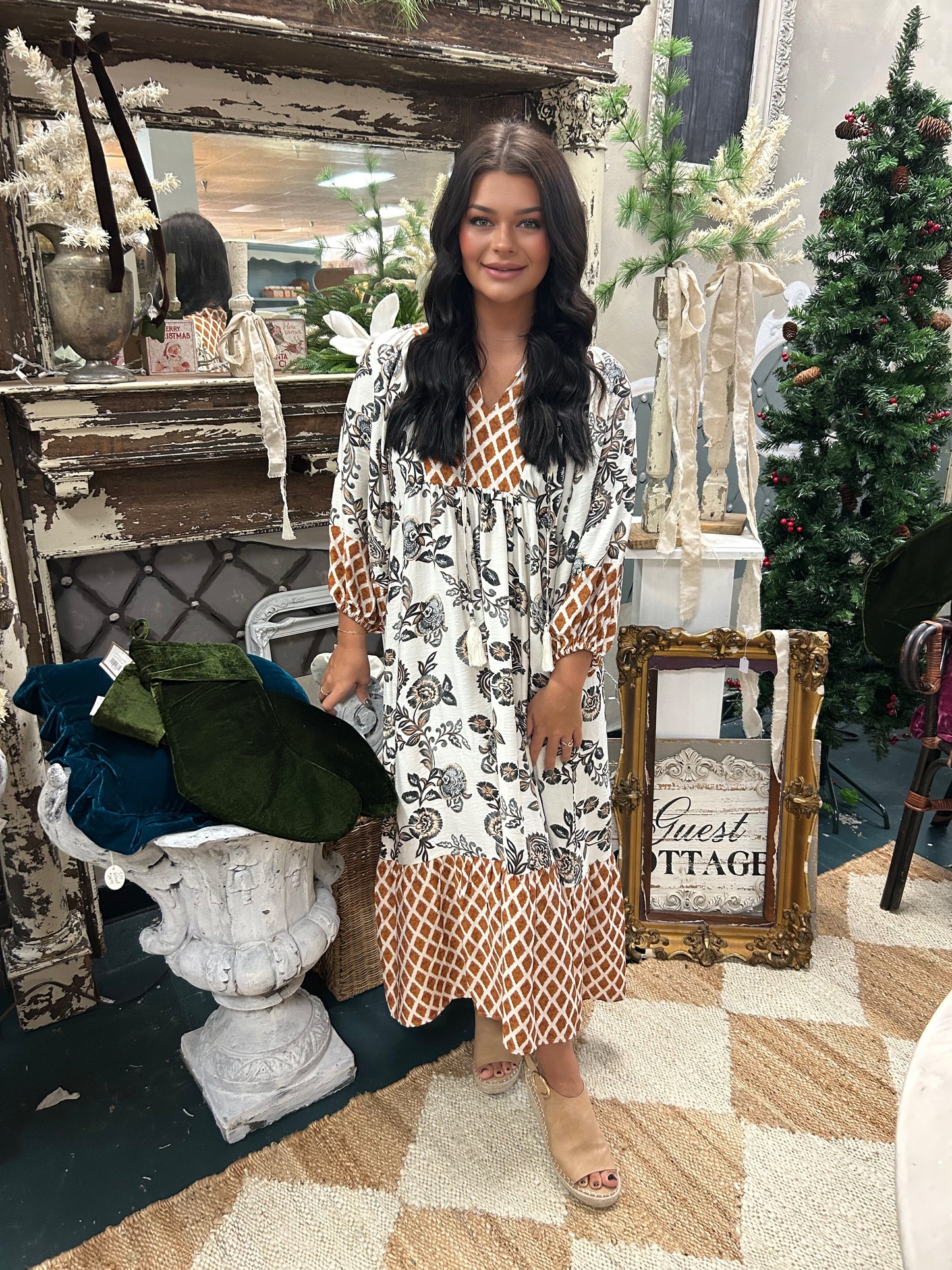 Autumn Breeze Maxi Dress