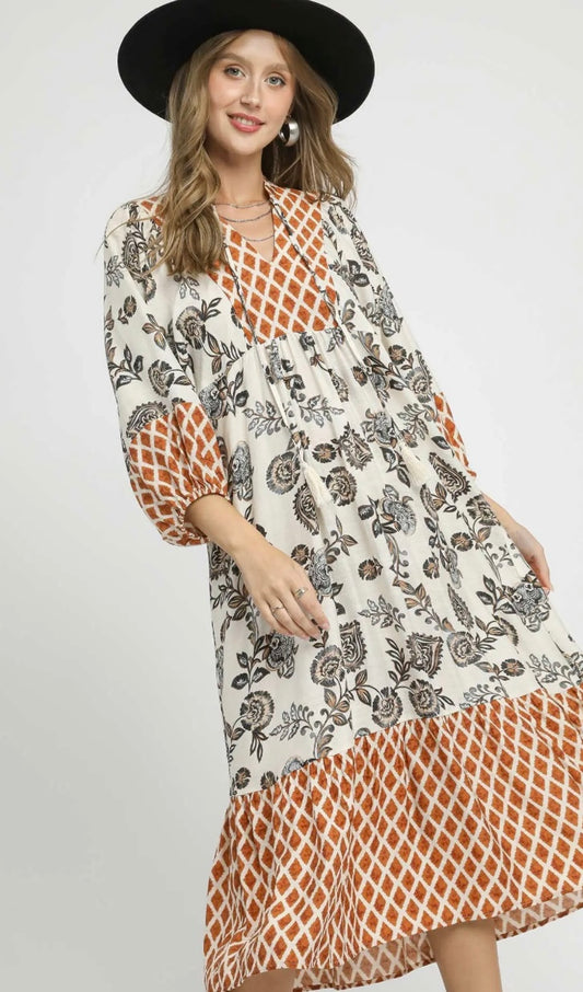 Autumn Breeze Maxi Dress