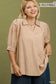 Layne Burgundy Gingham Shirt (Curvy Sizes)