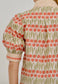 Floral pattern puff sleeve top