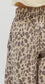 Trendy Leopard Print Barrel Jeans