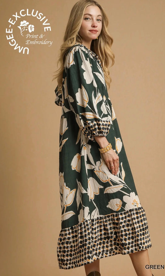 Floral maxi dress by Umgee
