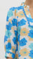 Blue and Yellow Floral Top