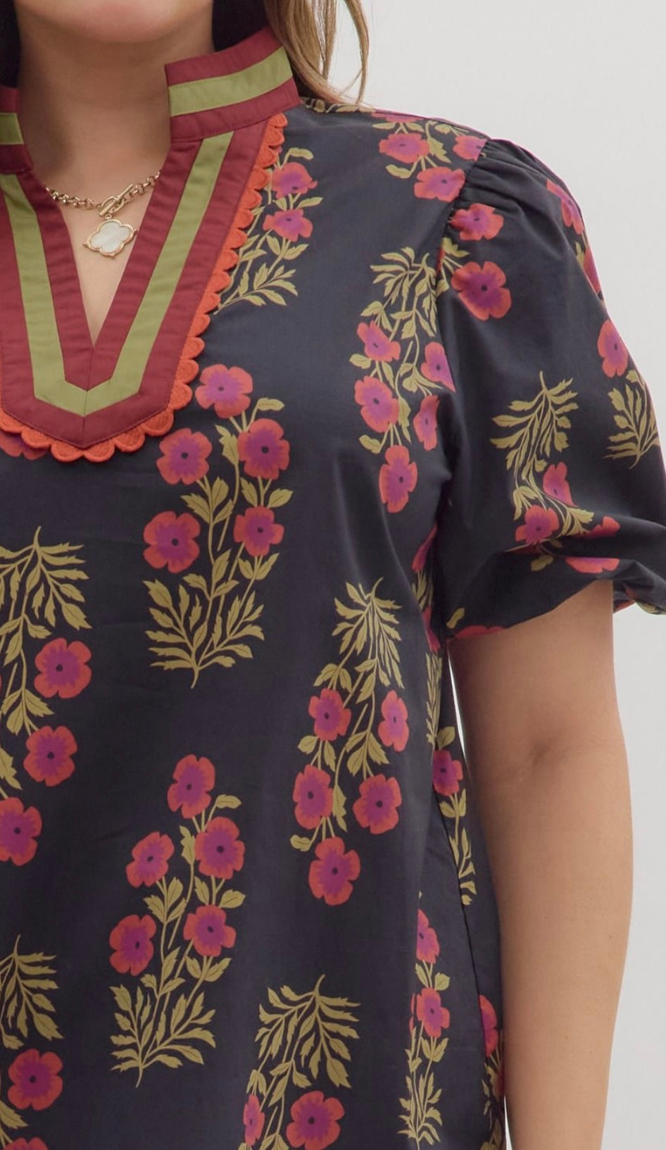 Midnight floral (plus sizes)