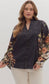 Floral statement shirt (plus sizes)