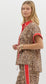 Red Leopard Print Shirt