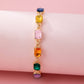 Rainbow Gemstone Tennis Bracelet