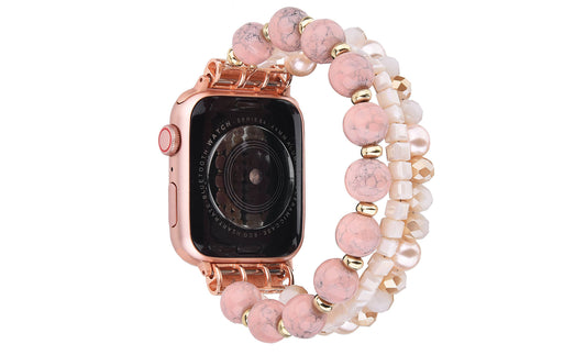 Beaded Apple Watch Elastic Bracelet Band