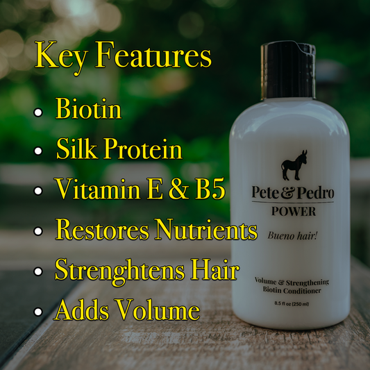 Pete & Pedro - POWER Volumizing & Strengthening Biotin Conditioner