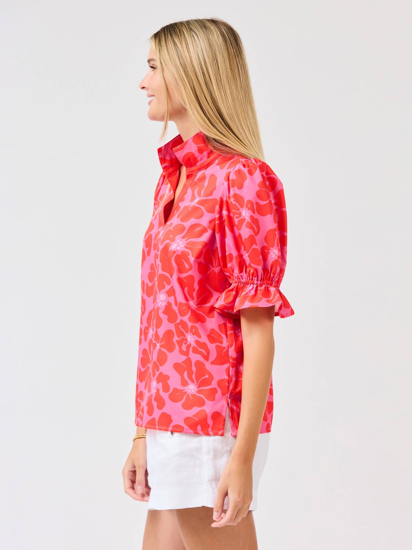 Mary Square - Jessica Top | Garden Samba Pink