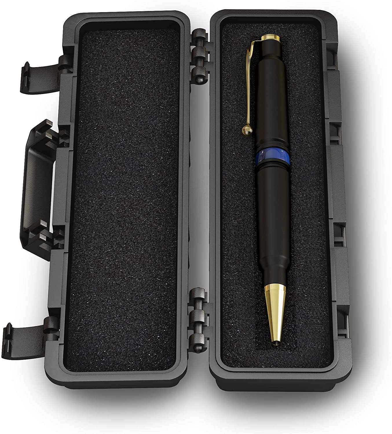 Old Southern Brass - 308 Real Bullet Casing Refillable Twist Pen- Thin Blue Line