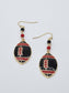 Football Dangle Earrings