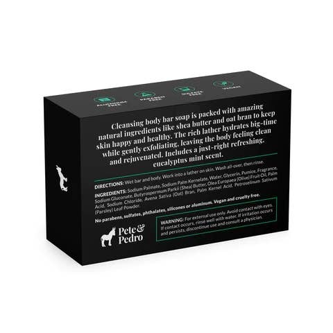 Pete & Pedro - FRESH Exfoliating & Hydrating Bar Soap