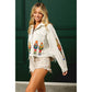 NUTCRACKERS EMBROIDERED CHRISTMAS CORDUROY JACKET