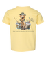Southern Down Outfitters - Dog in Boat Toddler Tee (Color is Butter)