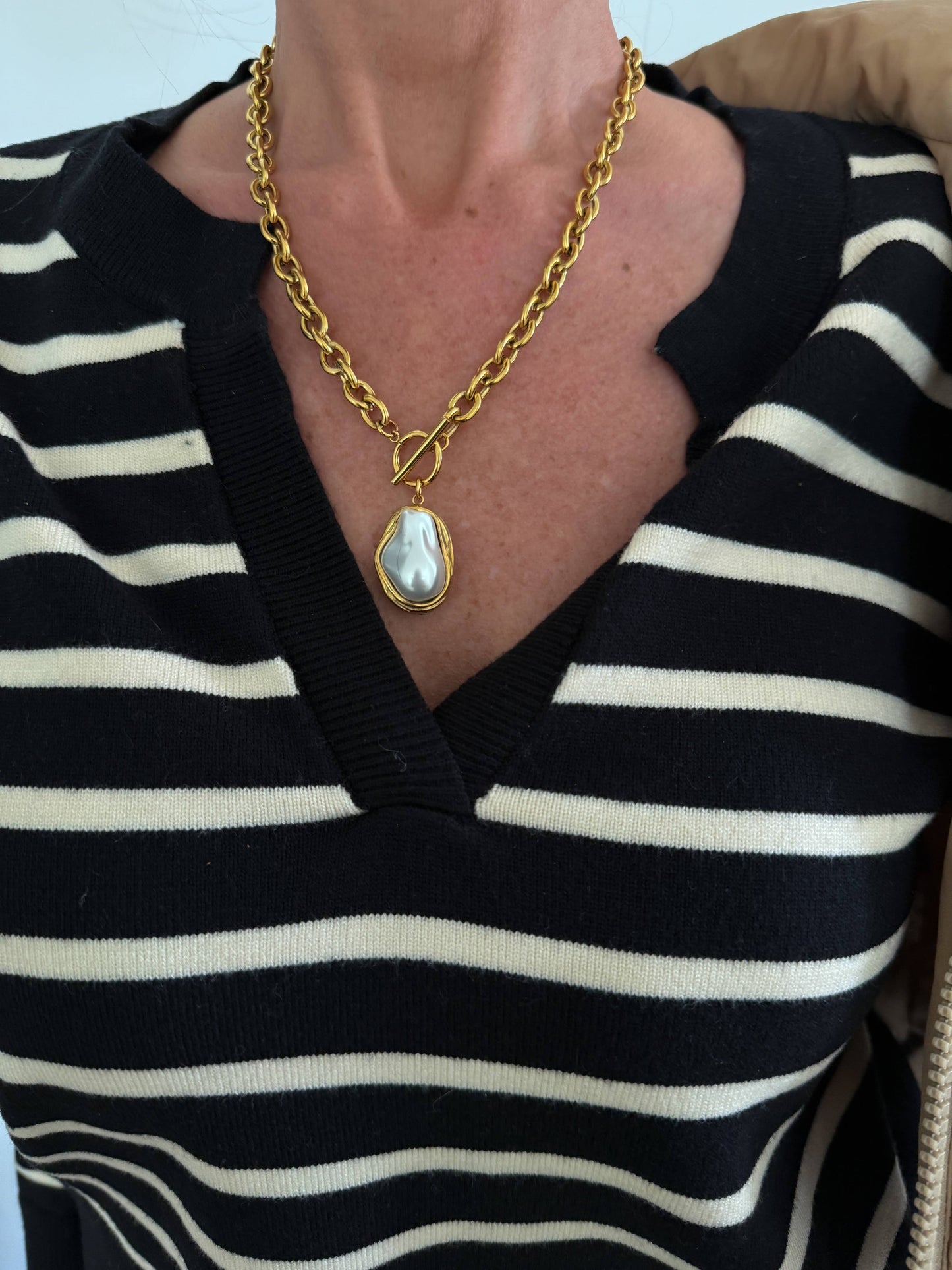 CHANSUTTPEARLS - PEARL DROP NECKLACE