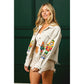 NUTCRACKERS EMBROIDERED CHRISTMAS CORDUROY JACKET