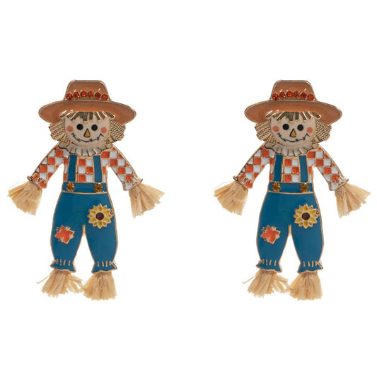Sensibling Corp. - Whimsical Fall Scarecrow Earrings