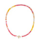 Natural Stone Semi-Precious Glass Mixed Necklace