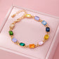 Rainbow Gemstone Tennis Bracelet